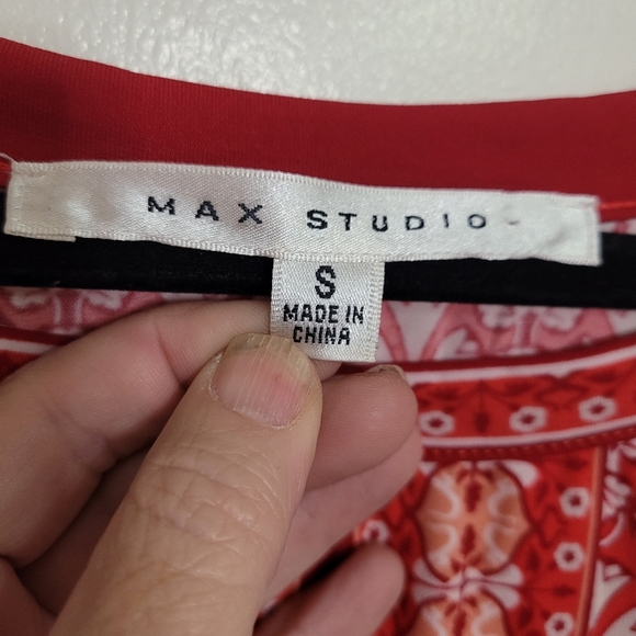 Max Studio Floral Print 3/4 Sleeve Dress Size‎ Small - Picture 4 of 6